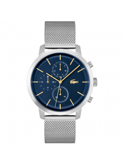 Lacoste - Montre Replay Homme - Boitier Acier Argenté - Bracelet Acier Argenté - Ref 2011256