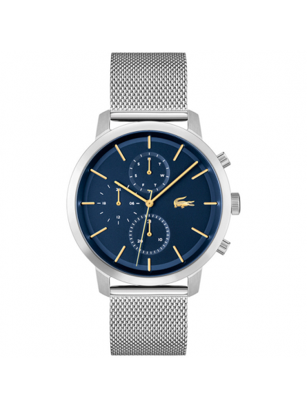 Lacoste - Montre Replay Homme - Boitier Acier Argenté - Bracelet Acier Argenté - Ref 2011256