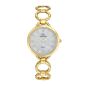 Girl Only - Montre Femme Cadran blanc, bracelet acier doré - Ref 695460