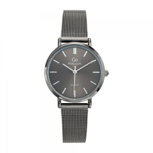 Girl Only - Montre Femme Cadran noir, bracelet acier noir - Ref 695433