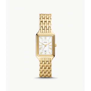 Fossil - Montre Raquel Femme - Boitier et Bracelet Acier PVD Doré - Ref ES5220