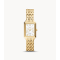 Fossil - Montre Raquel Femme - Boitier et Bracelet Acier PVD Doré - Ref ES5220