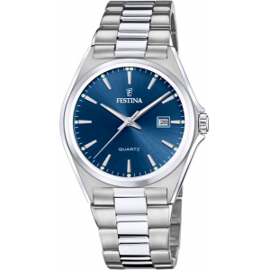 Festina - Montre Classique Homme - Boitier et Bracelet Acier Argenté - Ref F20552/3