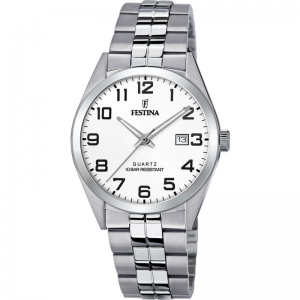 Festina - Montre Classique Homme - Boitier et Bracelet Acier Argenté - Ref F20437/1