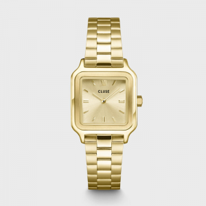 Cluse - Montre Femme Gracieuse Petite, acier doré - Ref CW11802