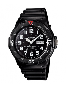 Casio - Montre Homme Sport & Technologie Junior - Boitier et bracelet Résine Noir - Ref MRW-200H-1BVEG