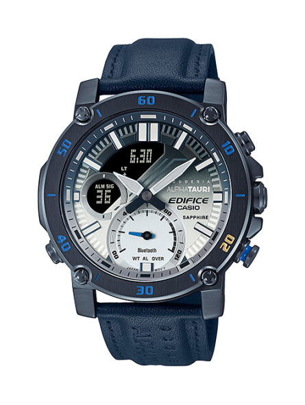 Montre Homme Casio Edifice bracelet Cuir ECB-20AT-2AER