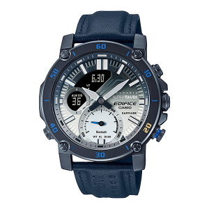 Montre Homme Casio Edifice bracelet Cuir ECB-20AT-2AER