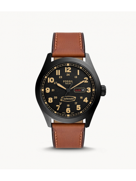 Montre Homme Fossil Solaire Defender bracelet Cuir FS5978