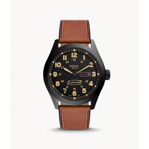 Montre Homme Fossil Solaire Defender bracelet Cuir FS5978