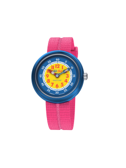Montre Enfant Flik Flak Retro Pink bracelet PET recyclé FBNP190