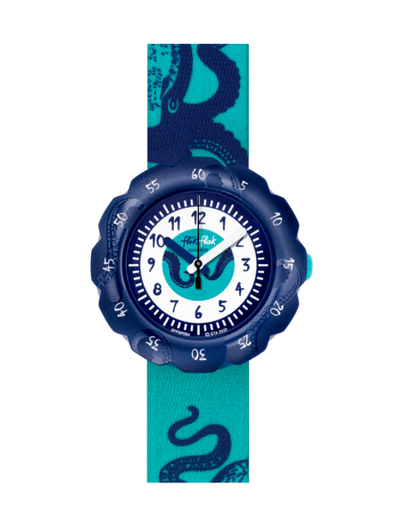 Montre Enfant Flik Flak Rocktopus bracelet PET recyclé FPSP054