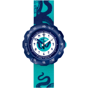 Montre Enfant Flik Flak Rocktopus bracelet PET recyclé FPSP054