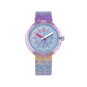 Montre Enfant Flik Flak Shine in Rainbow bracelet PET recyclé FPNP128