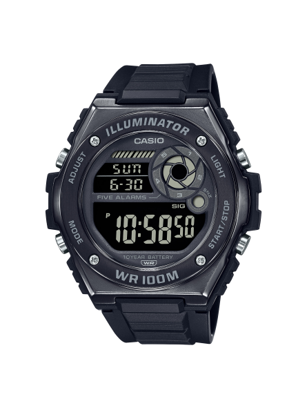 Casio - Montre Homme affichage digital - Ref MWD-100HB-1BVEF