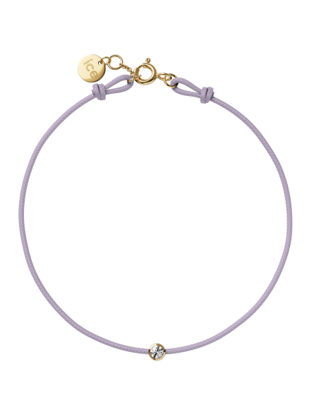 ICE - Jewellery - Diamond bracelet - Cordon - Lilac KID