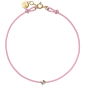 ICE - Jewellery - Diamond bracelet - Cordon - Light pink KID