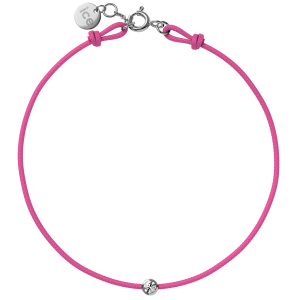 ICE - Jewellery - Diamond bracelet - Cordon - Pink KID