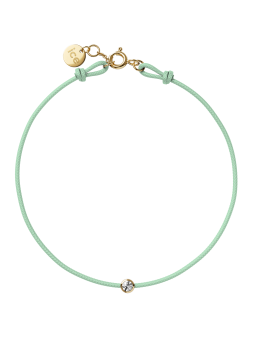 ICE - Jewellery - Diamond bracelet - Cordon - Aqua green KID