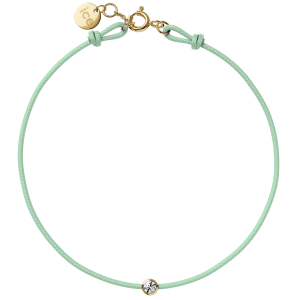 ICE - Jewellery - Diamond bracelet - Cordon - Aqua green KID