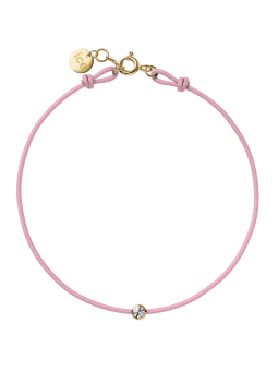 ICE - Jewellery - Diamond bracelet - Cordon - Light pink