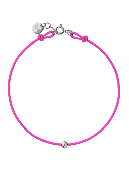 ICE - Jewellery - Diamond bracelet - Cordon - Neon pink