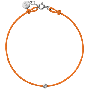 ICE - Jewellery - Diamond bracelet - Cordon - Neon orange