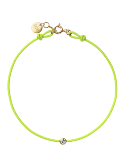 ICE - Jewellery - Diamond bracelet - Cordon - Neon green