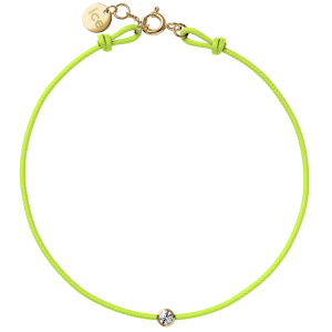 ICE - Jewellery - Diamond bracelet - Cordon - Neon green