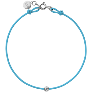 ICE - Jewellery - Diamond bracelet - Cordon - Turquoise blue