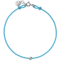 ICE - Jewellery - Diamond bracelet - Cordon - Turquoise blue