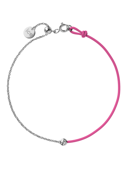 ICE - Jewellery - Diamond bracelet - Chaine et cordon - Pink