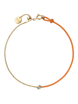 ICE - Jewellery - Diamond bracelet - Chaine et cordon - Orange