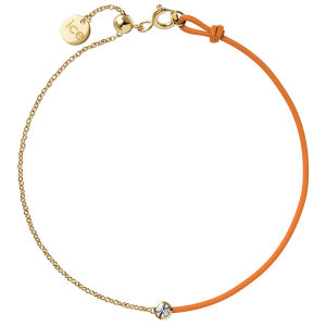 ICE - Jewellery - Diamond bracelet - Chaine et cordon - Orange
