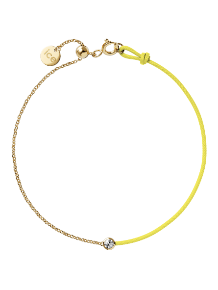 ICE - Jewellery - Diamond bracelet - Chaine et cordon - Yellow
