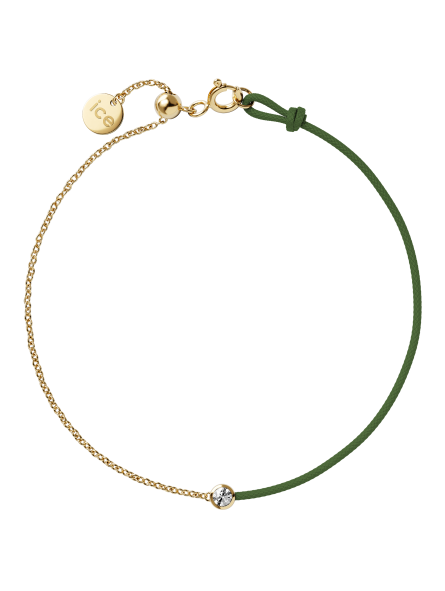 ICE - Jewellery - Diamond bracelet - Chaine et cordon - Khaki