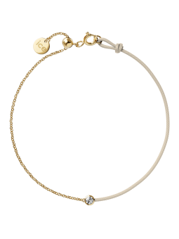 ICE - Jewellery - Diamond bracelet - Chaine et cordon - Beige