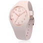 Ice Watch - Montre Femme - Boîtier Acier Rose - Bracelet Silicone Rose - Ref 015330