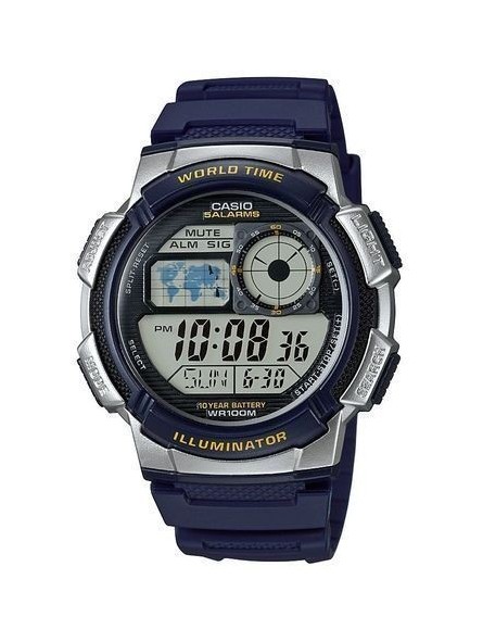 Montre Mixte CASIO Numérique Résine Noir - W-218H-1AVEF