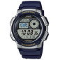 Montre Mixte CASIO Numérique Résine Noir - W-218H-1AVEF