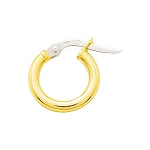 Boucles d'oreilles créoles or 750/000