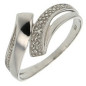 Bague multi diamants 0,006 ct Fantaisie or blanc 375