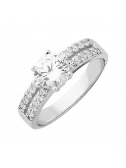 Bague Oxydes de zirconium argent 925/000