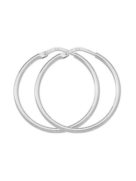 CréoleS argent Fil Rond 1,5 mm  D 20 mm