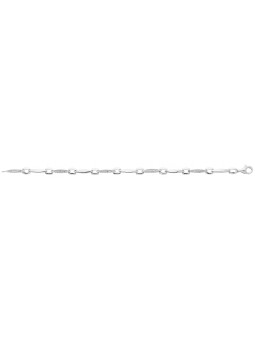 Bracelet souple diamants 0,005 ct