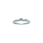 Solitaire diamant 0,01 ct griffes argent 925
