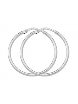 CréoleS argent Fil Rond 1,5 mm  D 20 mm