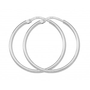 CréoleS argent Fil Rond 1,5 mm  D 20 mm