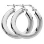 Boucles d'oreilles créoles en argent