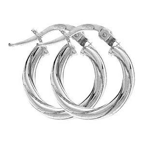 CréoleS argent FIL TorSADE 3 mm D.10 mm